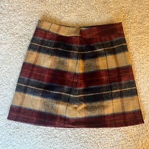 Lulus Plaid Skirt